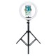 Flash Selfie LED Ring Light Dimmable Tripod Stand Phone Clip Holder for YouTube Tiktok Live Streaming Makeup
