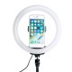 Flash Selfie LED Ring Light Dimmable Tripod Stand Phone Clip Holder for YouTube Tiktok Live Streaming Makeup