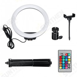 Flash Selfie LED Ring Light Dimmable Tripod Stand Phone Clip Holder for YouTube Tiktok Live Streaming Makeup Flash Selfie LED Ring Light Dimmable Tripod Stand Phone Clip Holder for YouTube Tiktok Live Streaming Makeup