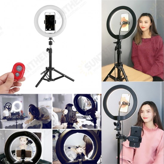 Flashes Selfie Lights LED Ring Light Lamp Stand Kit Dimmable Photo Studio Selfie Makeup Lamp