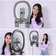 Foldable Portable LED Ring Light Lamp Annular Lamp Bi-color with 7200mAh Built-in Battery for Video Live Lamp Beauty Lights