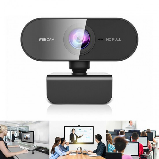 Full HD 1080P Auto-focus Webcam with Microphone USB Streaming Camera For PC Laptops