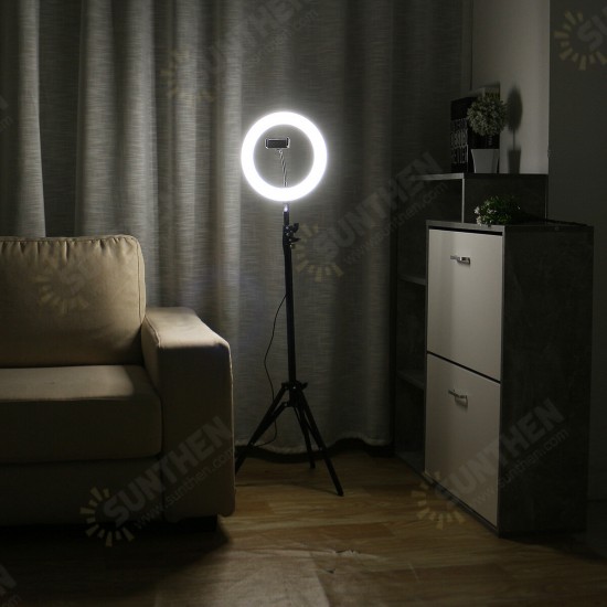 LED Ring Light Selfie Lights Lamp Stand Kit Dimmable Photo Studio Selfie Phone Live Makeup