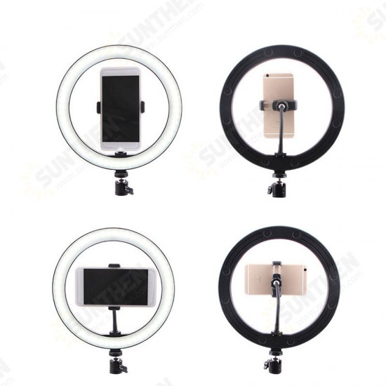 LED Ring Light Studio Fill Light Dimmable Lamp Tripod Stand Phone Clip For Photo Makeup Live Youtube Tiktok Streaming Broadcast