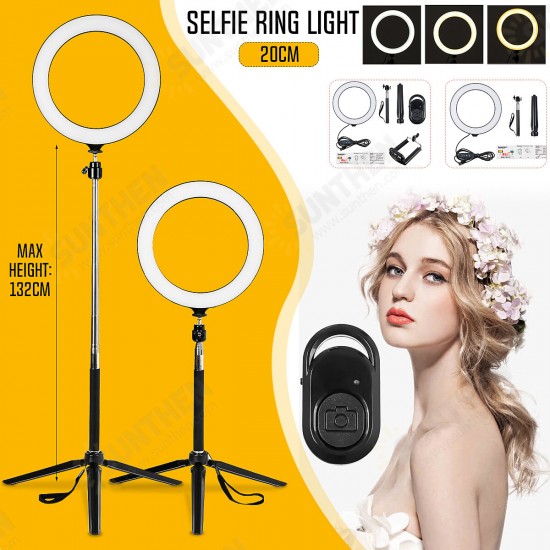 LED Selfie Ring Light Kits With Stand Tripod Clip For Phone Selfie Live Stream