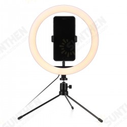 10 inch 3 Color Modes 10 Brightness Levels USB Video Light with 360 Degree Rotation Head Tripod for Tik Tok Youtube Live Streaming 10 inch 3 Color Modes 10 Brightness Levels USB Video Light with 360 Degree Rotation Head Tripod for Tik Tok Youtube Live Streaming