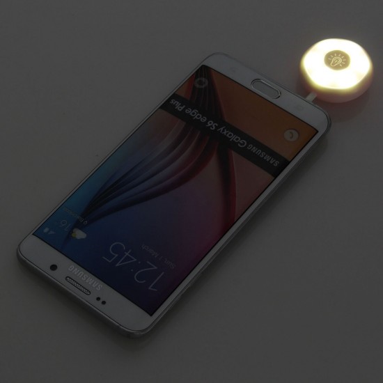 Portable 3.5mm LED Flash Fill Selfie Light Lamp Outdoor Lighting for Smartphone