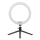 Portable Ring Light LED Makeup Ring Lamp USB Selfie Ring Lamp Phone Holder Tripod Stand Photography Lighting