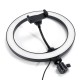 Ring Fill Light Lamp 12W Live Light USB Power Flat Ring Light LED Lamp with Phone Holder