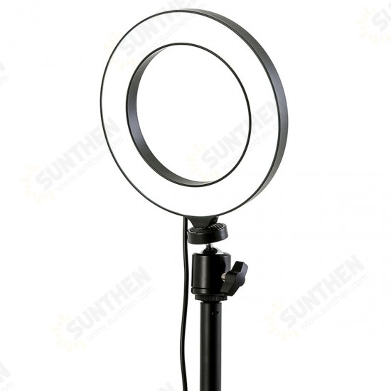 Ring Fill Light Lamp 12W Live Light USB Power Flat Ring Light LED Lamp with Phone Holder