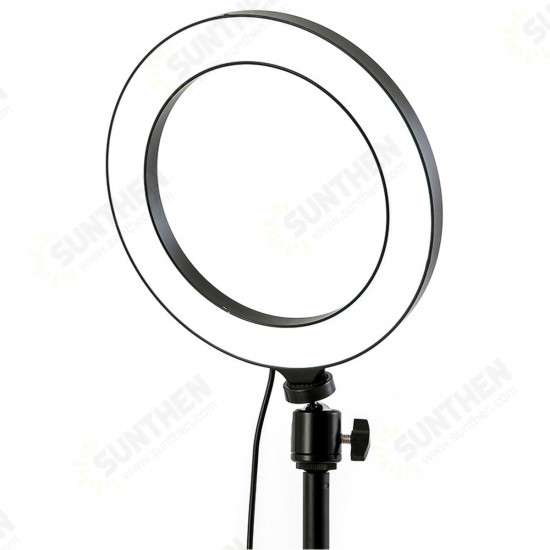 Ring Fill Light Lamp 12W Live Light USB Power Flat Ring Light LED Lamp with Phone Holder