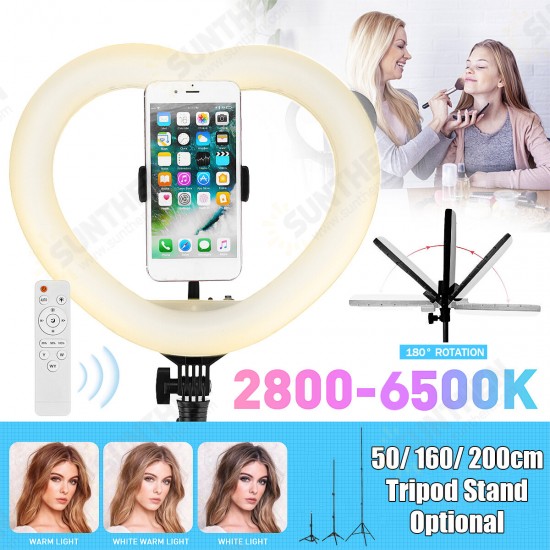 Selfie Lights LED Phone Holder Photography Selfie Ring Fill Light Kit Selfie Stick Tripod for Video Makeup Photos