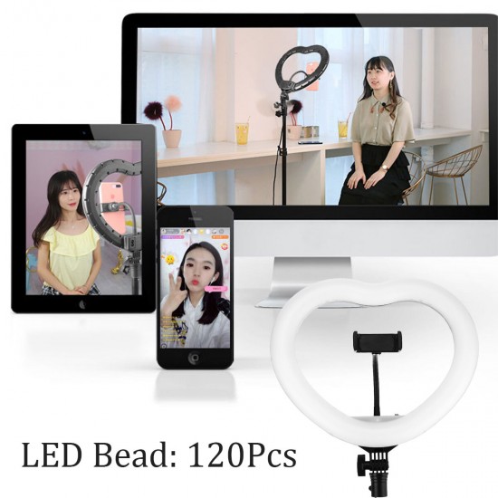 Selfie Lights LED Phone Holder Photography Selfie Ring Fill Light Kit Selfie Stick Tripod for Video Makeup Photos