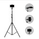 Telescopic Camera Tripod Stand Holder Mount Selfie Sticks Tripods Selfie Lights For iPhone 12 XS 11Pro Xiaomi Mi10 Huawei P30 P40 Pro