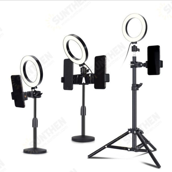 Telescopic Camera Tripod Stand Holder Mount Selfie Sticks Tripods Selfie Lights For iPhone 12 XS 11Pro Xiaomi Mi10 Huawei P30 P40 Pro