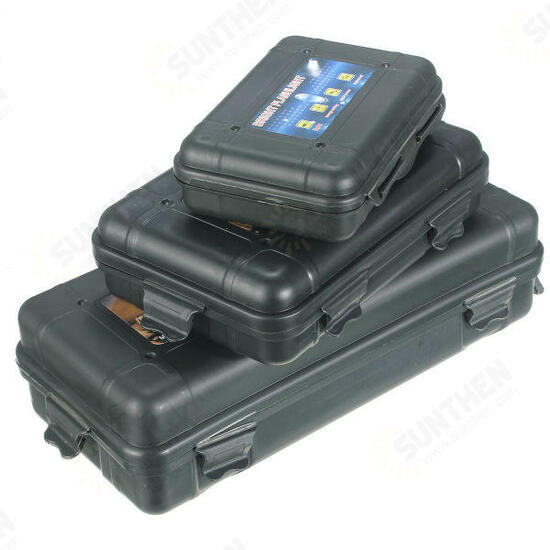 Black Plastic Flashlight Tool Storage Case Box For Outdooors Flashlight Accessories