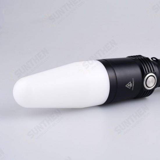 Flashlight POM White Diffuser Signal Light Traffic Wand for Fitorch MR35