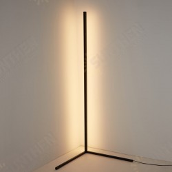 1.1/1.4/1.6M LED Corner Floor Lamp Warm White Black Housing No Flickering 1.1/1.4/1.6M LED Corner Floor Lamp Warm White Black Housing No Flickering