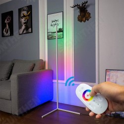 1.1/1.4/1.6M LED RGB Color Changing Corner Floor Lamp with Remote Multicolor 1.1/1.4/1.6M LED RGB Color Changing Corner Floor Lamp with Remote Multicolor
