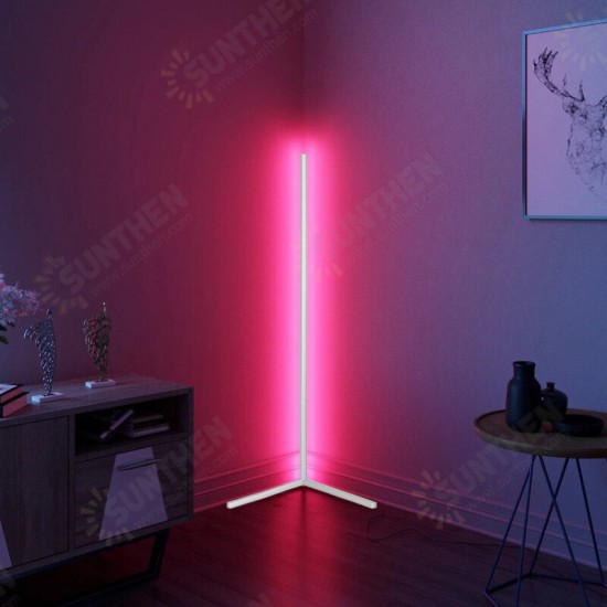 1.1/1.4/1.6M LED RGB Color Changing Corner Floor Lamp with Remote Multicolor 1.1/1.4/1.6M LED RGB Color Changing Corner Floor Lamp with Remote Multicolor