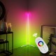 1.1/1.4/1.6M LED RGB Color Changing Corner Floor Lamp with Remote Multicolor 1.1/1.4/1.6M LED RGB Color Changing Corner Floor Lamp with Remote Multicolor