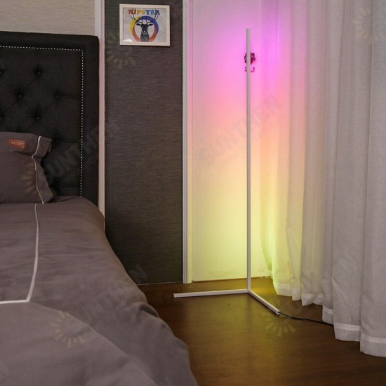 1.1/1.4/1.6M LED RGB Color Changing Corner Floor Lamp with Remote Multicolor 1.1/1.4/1.6M LED RGB Color Changing Corner Floor Lamp with Remote Multicolor