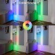 1.1/1.4/1.6M LED RGB Color Changing Corner Floor Lamp with Remote Multicolor