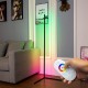 1.1/1.4/1.6M RGB Corner Floor Lamp Modern Colour Remote Minimalist LED Standing Light