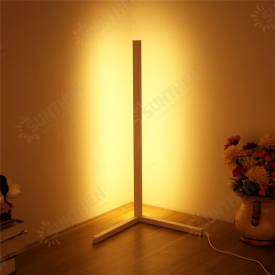 52CM LED RGB Color Changing Corner Floor Lamp with Remote Multicolor