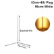 52CM LED RGB Color Changing Corner Floor Lamp with Remote Multicolor 52CM LED RGB Color Changing Corner Floor Lamp with Remote Multicolor