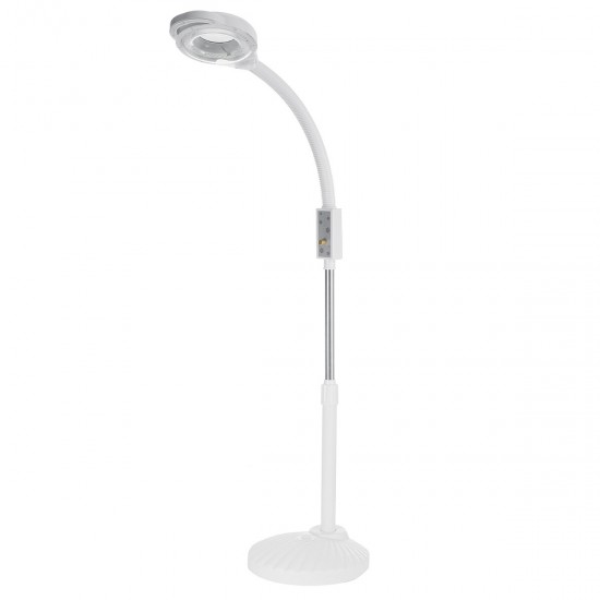 8X Diopter 120 LED Magnifying Floor Stand Lamp Magnifier Glass Cold Light Lens Facial Light For Beauty Salon Nail Tattoo
