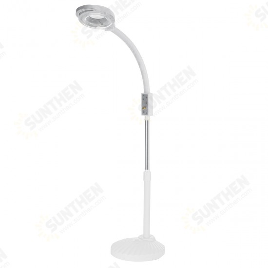 8X Diopter 120 LED Magnifying Floor Stand Lamp Magnifier Glass Cold Light Lens Facial Light For Beauty Salon Nail Tattoo