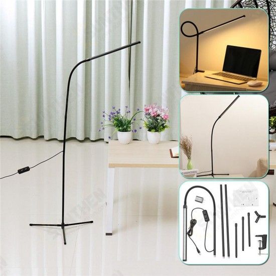 Adjustable LED Floor Lamp Standing Reading Home Office Dimmable Desk Table Light