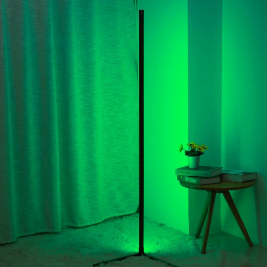 Corner Floor Lamp RGB Color Changing Corner Lamp Dimmable LED bluetooth Ambient Light