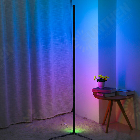 Corner Floor Lamp RGB Color Changing Corner Lamp Dimmable LED bluetooth Ambient Light Corner Floor Lamp RGB Color Changing Corner Lamp Dimmable LED bluetooth Ambient Light