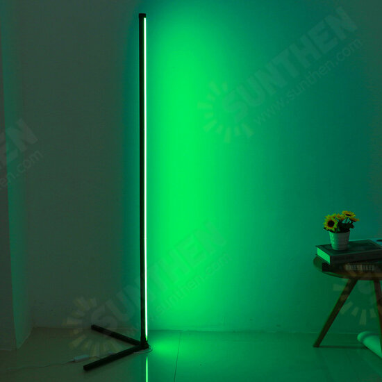 Corner Floor Lamp RGB Color Changing Corner Lamp Dimmable LED bluetooth Ambient Light