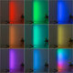 Corner Floor Lamp RGB Color Changing Corner Lamp Dimmable LED bluetooth Ambient Light