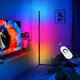 Floor Lamp Modern RGB Remote LED Floor App Corner Standing Lamp