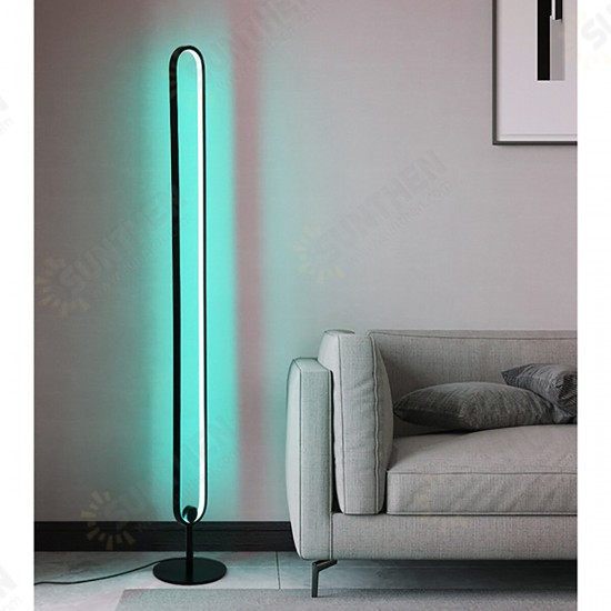 Modern Corner Floor Lamp Indoor Living Room Bedroom Dimming RGB Light Live Fill Lights