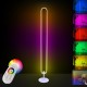 Modern Corner Floor Lamp Indoor Living Room Bedroom Dimming RGB Light Live Fill Lights