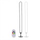 Modern Corner Floor Lamp Indoor Living Room Bedroom Dimming RGB Light Live Fill Lights