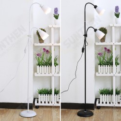 Modern Floor Standing Lamp Double Head Reading Table Light Adjustable Lampshade Home AC220V Modern Floor Standing Lamp Double Head Reading Table Light Adjustable Lampshade Home AC220V