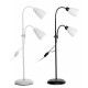 Modern Floor Standing Lamp Double Head Reading Table Light Adjustable Lampshade Home AC220V