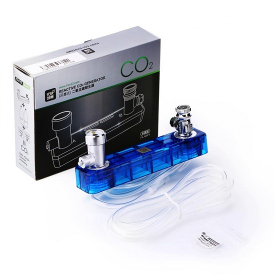 D501 DIY CO2 Diffuser Kit Planted Aquarium CO2 Diffuser Needle Valve Pressure Gauge Generator