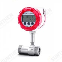 DN15/DN25 Water Flow Meter Turbine Flowmeter Sensor Liquid Gasoline Milk Methanol Alcohol Pulse 4-20mA RS485 Digital Display DN15/DN25 Water Flow Meter Turbine Flowmeter Sensor Liquid Gasoline Milk Methanol Alcohol Pulse 4-20mA RS485 Digital Display