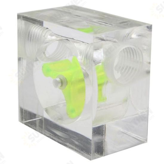 DN8 6.35mm G1/4 Flow Rate Water Speedometer for Computer Water Cooling System