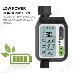 Electronic Irrigation Regulator Automatic Irrigation Timer with 3 Separate Timing Programs Outdoor Garden Irrigation Tool Electronic Irrigation Regulator Automatic Irrigation Timer with 3 Separate Timing Programs Outdoor Garden Irrigation Tool