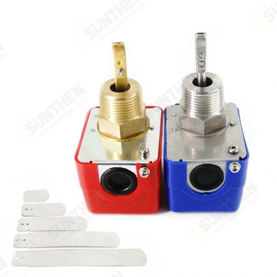 G1 HFS-25 Automatic Stainless Steel Paddle Water Flow Switch Liquid Controller Valve Sensor 1 Inch 1/2 3/4 12V to AC220V