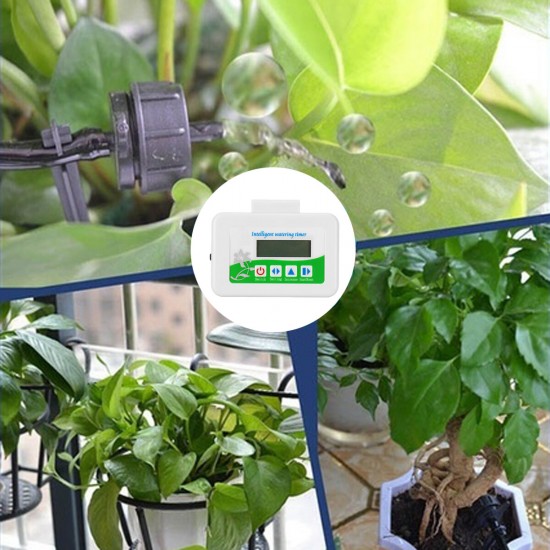 Intelligent Watering Timer Automatic Solar Water Controlle Irrigation System Kit