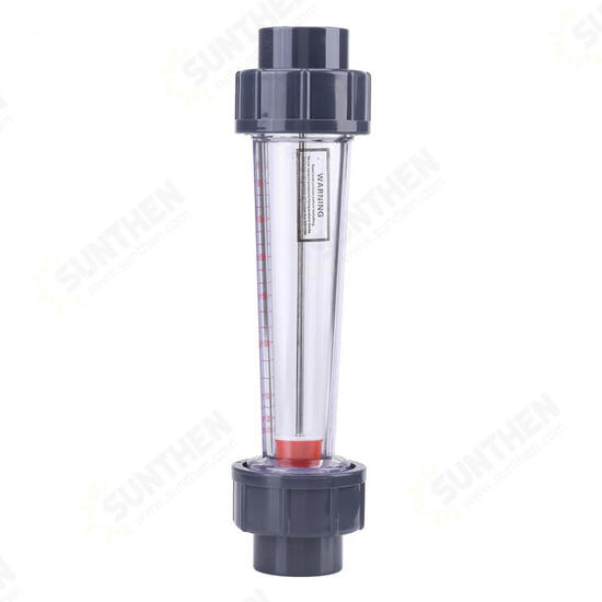 LZS-25 300-3000L/H Flow Meter Plastic Tube Type Water Rotameter Liquid Flowmeter Measuring Tools